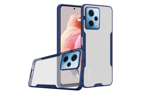 Newface Xiaomi Redmi Note 12 Pro 5G Kılıf Platin Silikon - Lacivert