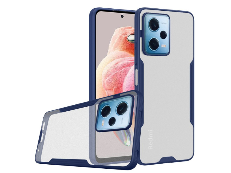 Newface Xiaomi Redmi Note 12 Pro 5G Kılıf Platin Silikon - Lacivert