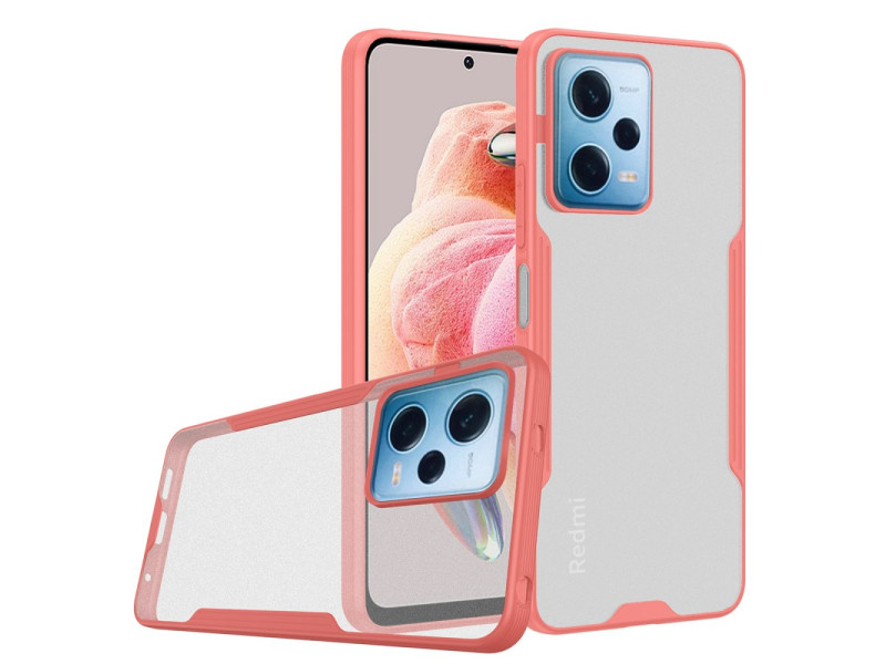 Newface Xiaomi Redmi Note 12 Pro 5G Kılıf Platin Silikon - Pembe