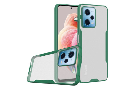 Newface Xiaomi Redmi Note 12 Pro 5G Kılıf Platin Silikon - Yeşil