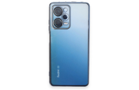 Newface Xiaomi Redmi Note 12 Pro 5G Kılıf Razer Lensli Silikon - Açık Mavi