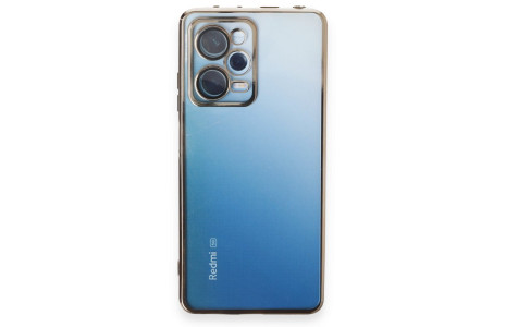 Newface Xiaomi Redmi Note 12 Pro 5G Kılıf Razer Lensli Silikon - Gold