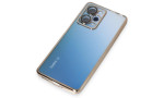 Newface Xiaomi Redmi Note 12 Pro 5G Kılıf Razer Lensli Silikon - Gold
