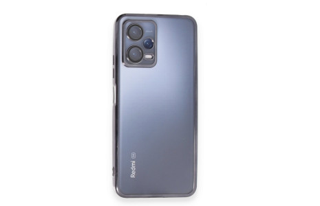 Newface Xiaomi Redmi Note 12 Pro 5G Kılıf Razer Lensli Silikon - Siyah