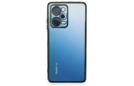 Newface Xiaomi Redmi Note 12 Pro 5G Kılıf Razer Lensli Silikon - Yeşil