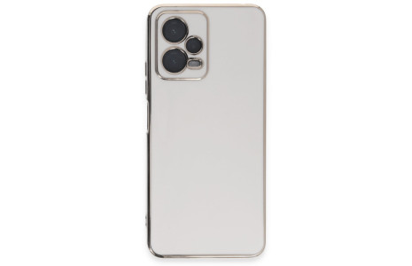 Newface Xiaomi Redmi Note 12 Pro 5G Kılıf Volet Silikon - Beyaz