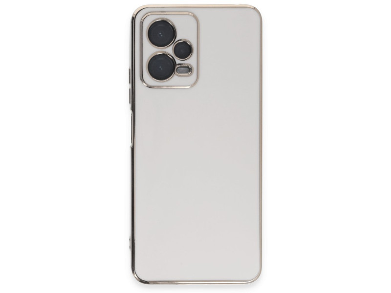 Newface Xiaomi Redmi Note 12 Pro 5G Kılıf Volet Silikon - Beyaz