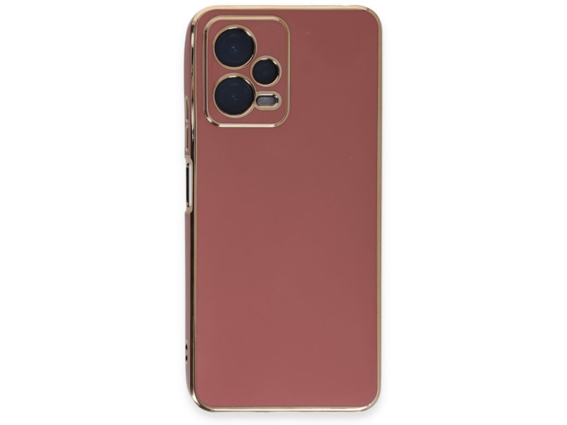 Newface Xiaomi Redmi Note 12 Pro 5G Kılıf Volet Silikon - Kırmızı