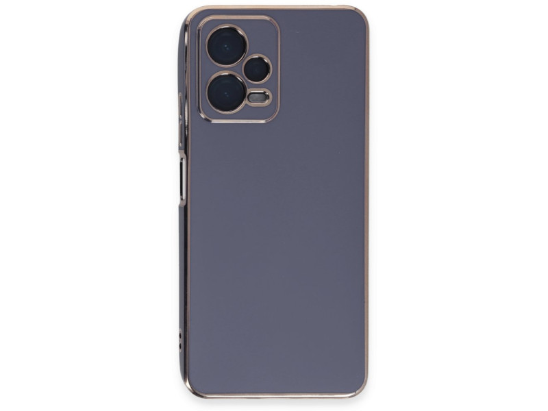 Newface Xiaomi Redmi Note 12 Pro 5G Kılıf Volet Silikon - Mavi