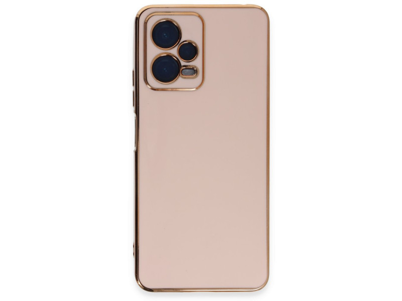 Newface Xiaomi Redmi Note 12 Pro 5G Kılıf Volet Silikon - Pembe