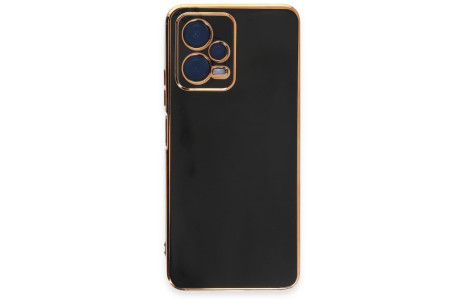 Newface Xiaomi Redmi Note 12 Pro 5G Kılıf Volet Silikon - Siyah