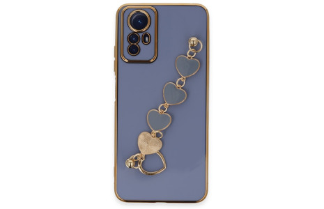 Newface Xiaomi Redmi Note 12S Kılıf Esila Silikon - Gri