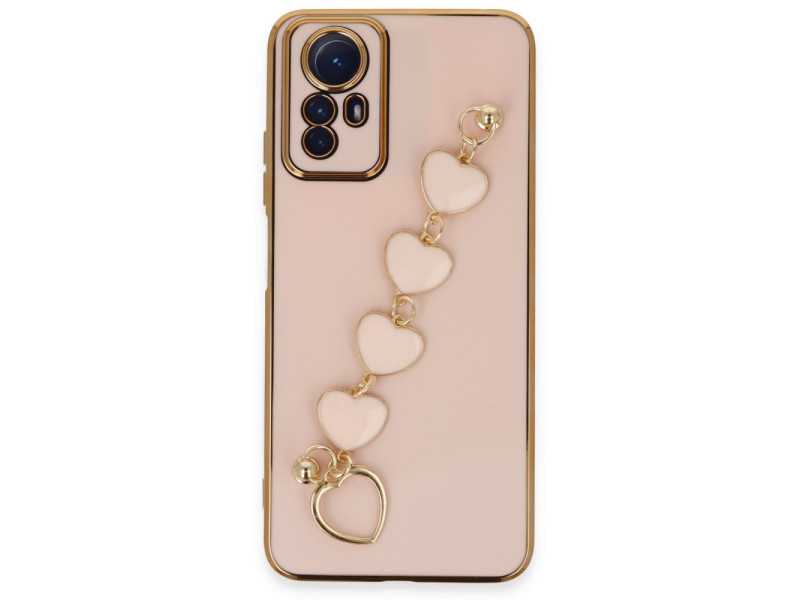 Newface Xiaomi Redmi Note 12S Kılıf Esila Silikon - Pudra
