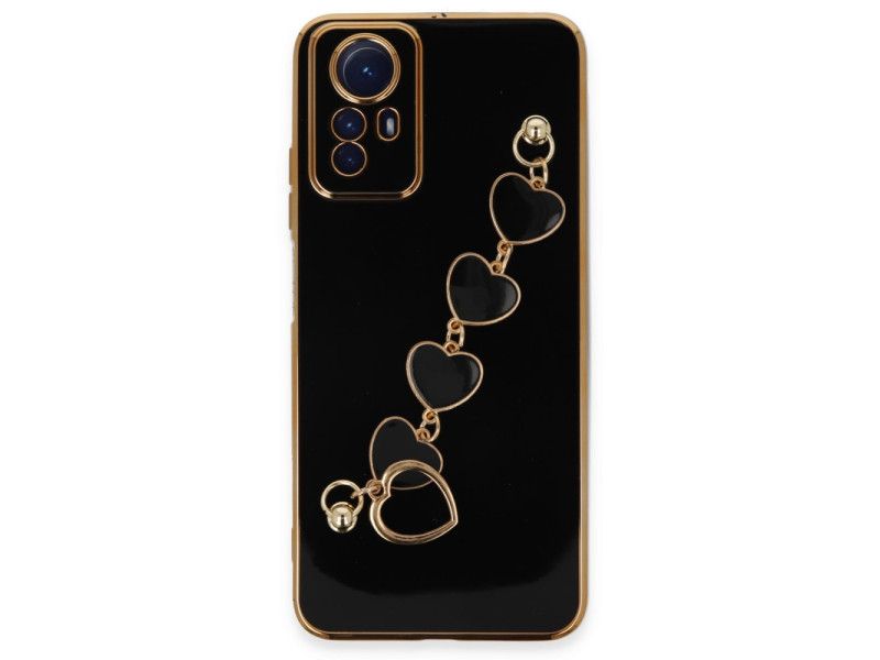 Newface Xiaomi Redmi Note 12S Kılıf Esila Silikon - Siyah