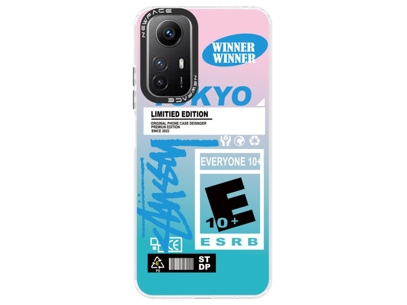 Newface Xiaomi Redmi Note 12S Kılıf Estoril Desenli Kapak - Estoril - 1