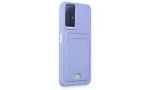 Newface Xiaomi Redmi Note 12S Kılıf Kelvin Kartvizitli Silikon - Lila
