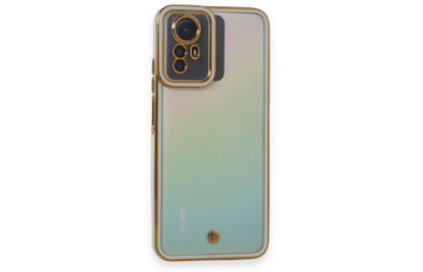 Newface Xiaomi Redmi Note 12S Kılıf Liva Lens Silikon - Beyaz