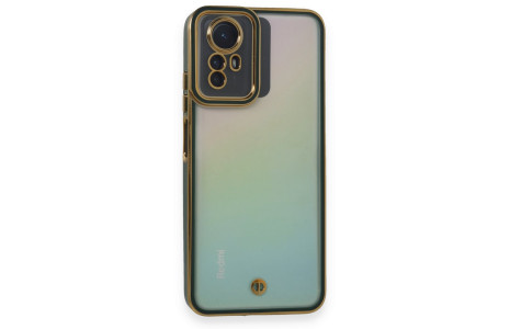Newface Xiaomi Redmi Note 12S Kılıf Liva Lens Silikon - Yeşil