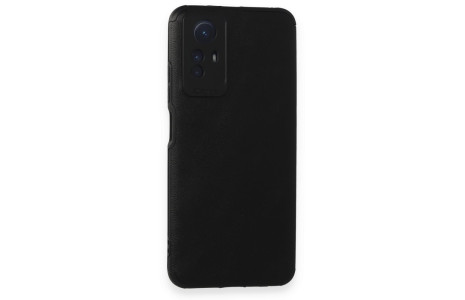 Newface Xiaomi Redmi Note 12S Kılıf Loop Deri Silikon - Siyah