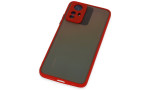 Newface Xiaomi Redmi Note 12S Kılıf Montreal Silikon Kapak - Kırmızı