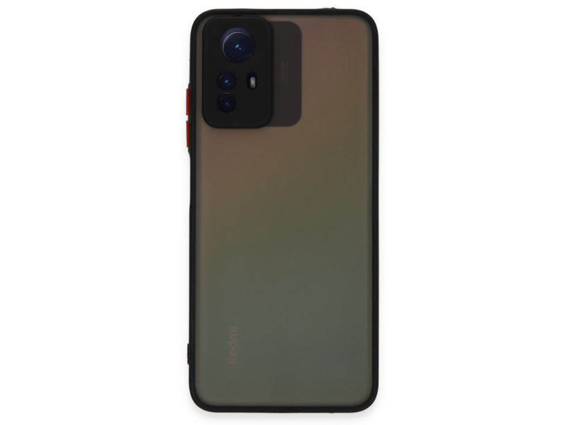 Newface Xiaomi Redmi Note 12S Kılıf Montreal Silikon Kapak - Siyah