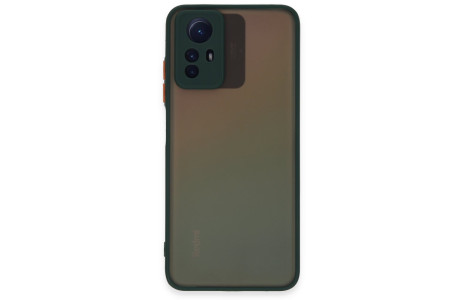 Newface Xiaomi Redmi Note 12S Kılıf Montreal Silikon Kapak - Yeşil