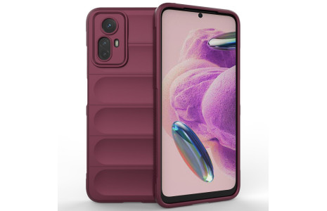 Newface Xiaomi Redmi Note 12S Kılıf Optimum Silikon - Bordo