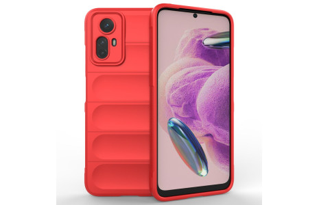 Newface Xiaomi Redmi Note 12S Kılıf Optimum Silikon - Kırmızı