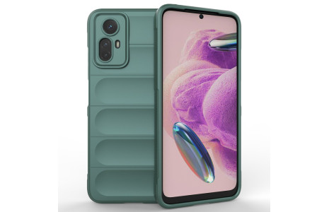 Newface Xiaomi Redmi Note 12S Kılıf Optimum Silikon - Koyu Yeşil
