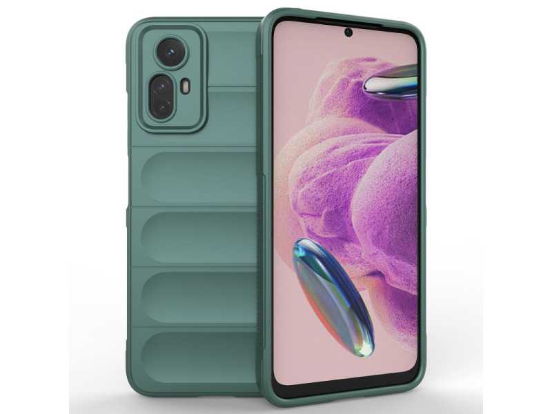 Newface Xiaomi Redmi Note 12S Kılıf Optimum Silikon - Koyu Yeşil