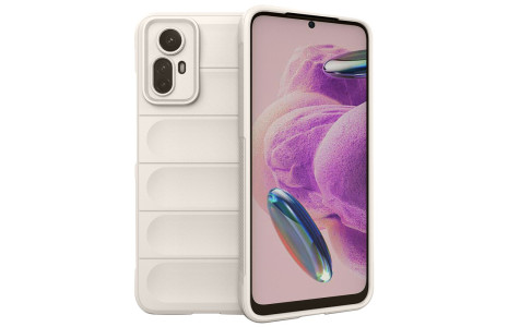 Newface Xiaomi Redmi Note 12S Kılıf Optimum Silikon - Krem