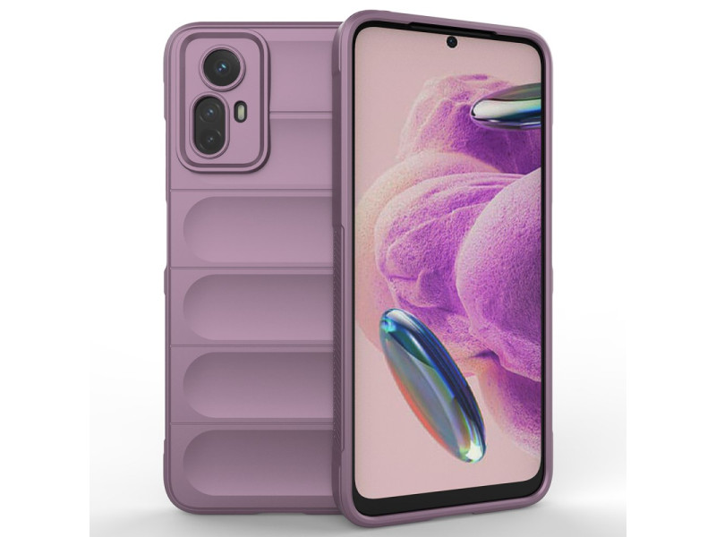 Newface Xiaomi Redmi Note 12S Kılıf Optimum Silikon - Mor