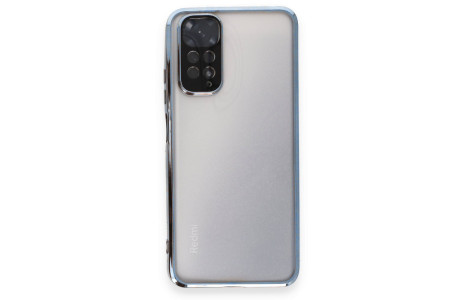 Newface Xiaomi Redmi Note 12S Kılıf Razer Lensli Silikon - Açık Mavi