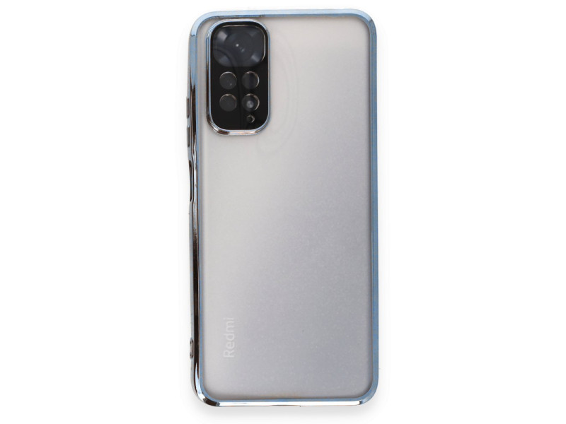 Newface Xiaomi Redmi Note 12S Kılıf Razer Lensli Silikon - Açık Mavi