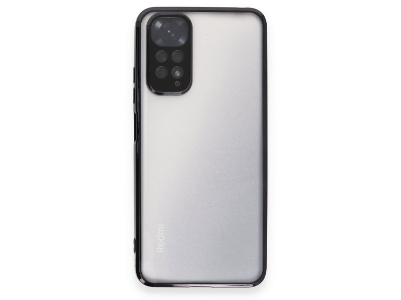 Newface Xiaomi Redmi Note 12S Kılıf Razer Lensli Silikon - Siyah