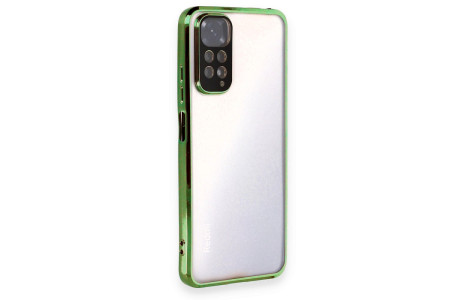 Newface Xiaomi Redmi Note 12S Kılıf Razer Lensli Silikon - Yeşil