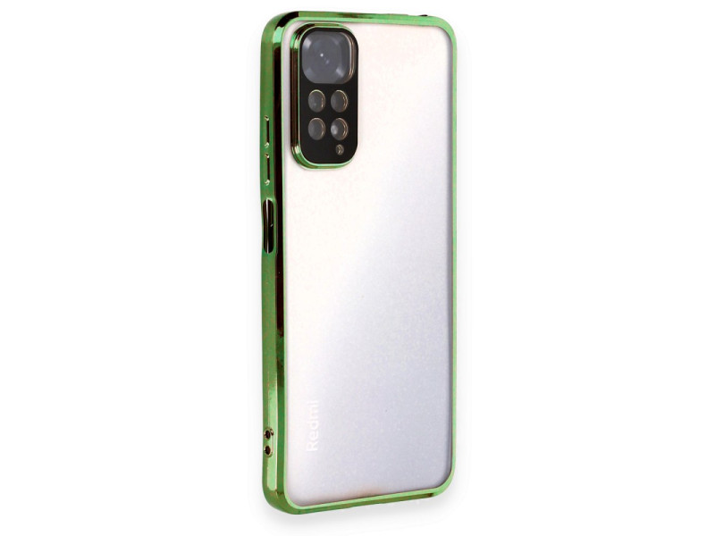Newface Xiaomi Redmi Note 12S Kılıf Razer Lensli Silikon - Yeşil