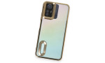 Newface Xiaomi Redmi Note 12S Kılıf Slot Silikon - Gold
