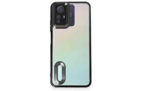 Newface Xiaomi Redmi Note 12S Kılıf Slot Silikon - Siyah