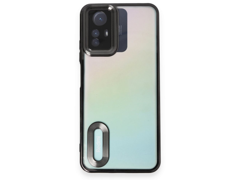 Newface Xiaomi Redmi Note 12S Kılıf Slot Silikon - Siyah