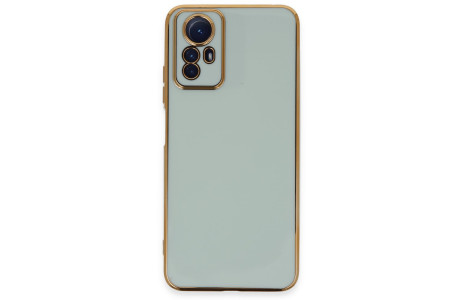 Newface Xiaomi Redmi Note 12S Kılıf Volet Silikon - Açık Yeşil