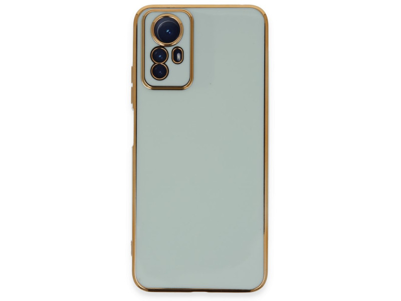 Newface Xiaomi Redmi Note 12S Kılıf Volet Silikon - Açık Yeşil