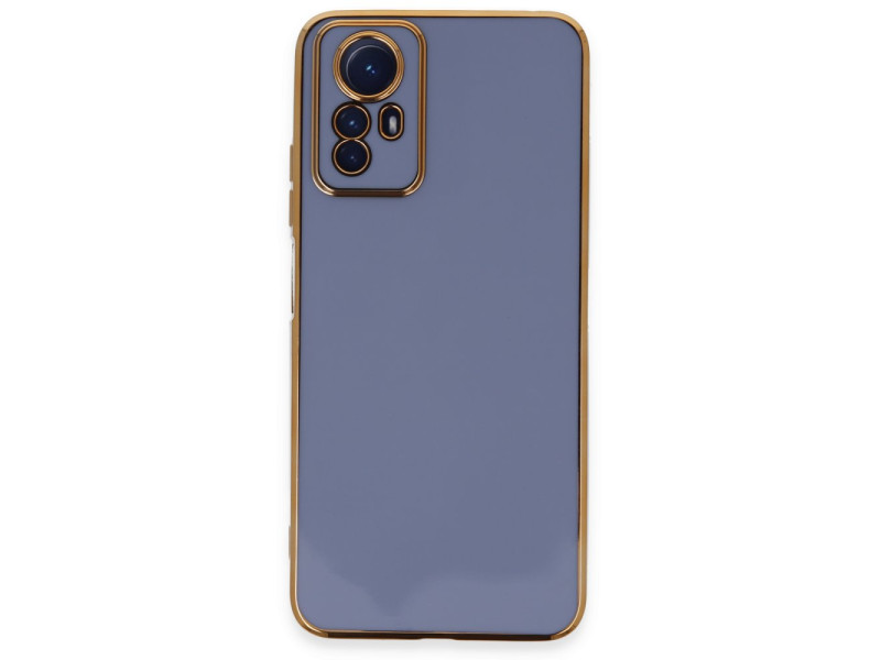 Newface Xiaomi Redmi Note 12S Kılıf Volet Silikon - Mavi