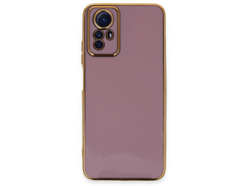 Newface Xiaomi Redmi Note 12S Kılıf Volet Silikon - Mor