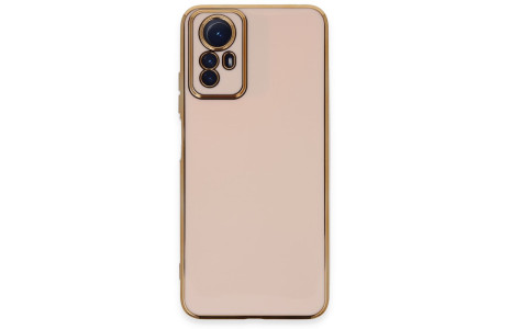 Newface Xiaomi Redmi Note 12S Kılıf Volet Silikon - Pembe