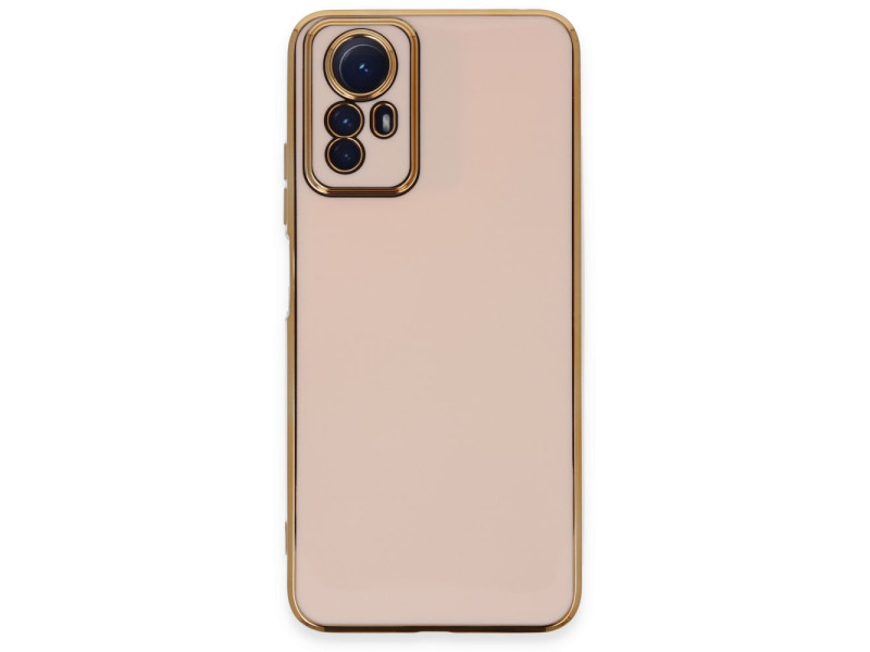 Newface Xiaomi Redmi Note 12S Kılıf Volet Silikon - Pembe