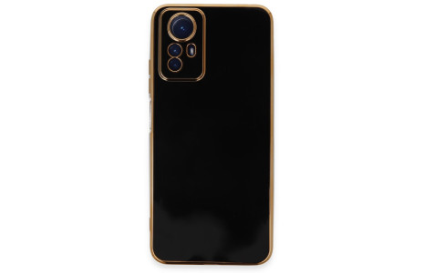 Newface Xiaomi Redmi Note 12S Kılıf Volet Silikon - Siyah