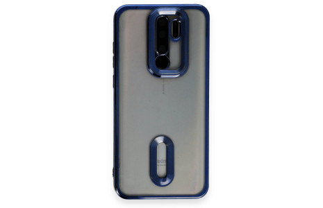 Newface Xiaomi Redmi Note 8 Pro Kılıf Slot Silikon - Mavi