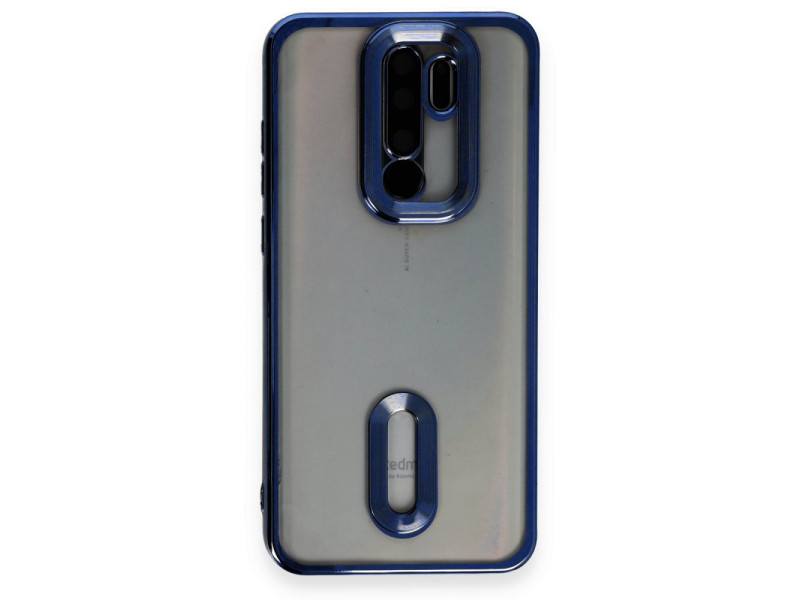 Newface Xiaomi Redmi Note 8 Pro Kılıf Slot Silikon - Mavi
