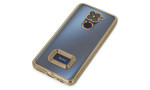 Newface Xiaomi Redmi Note 9 Kılıf Slot Silikon - Gold